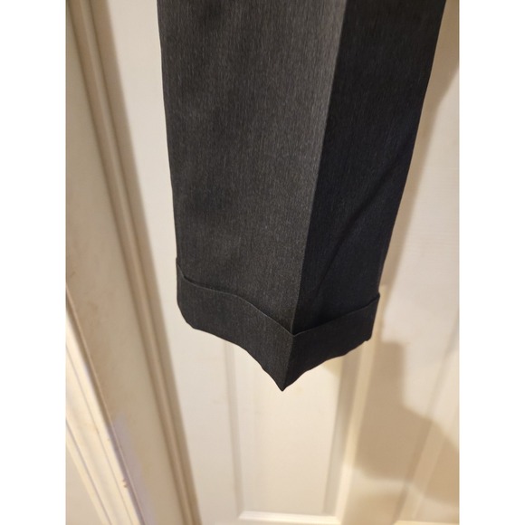 Brooks Brothers Madison Men's 44W 30L Wool blend Pleated Dress Pants gray - Picture 4 of 7